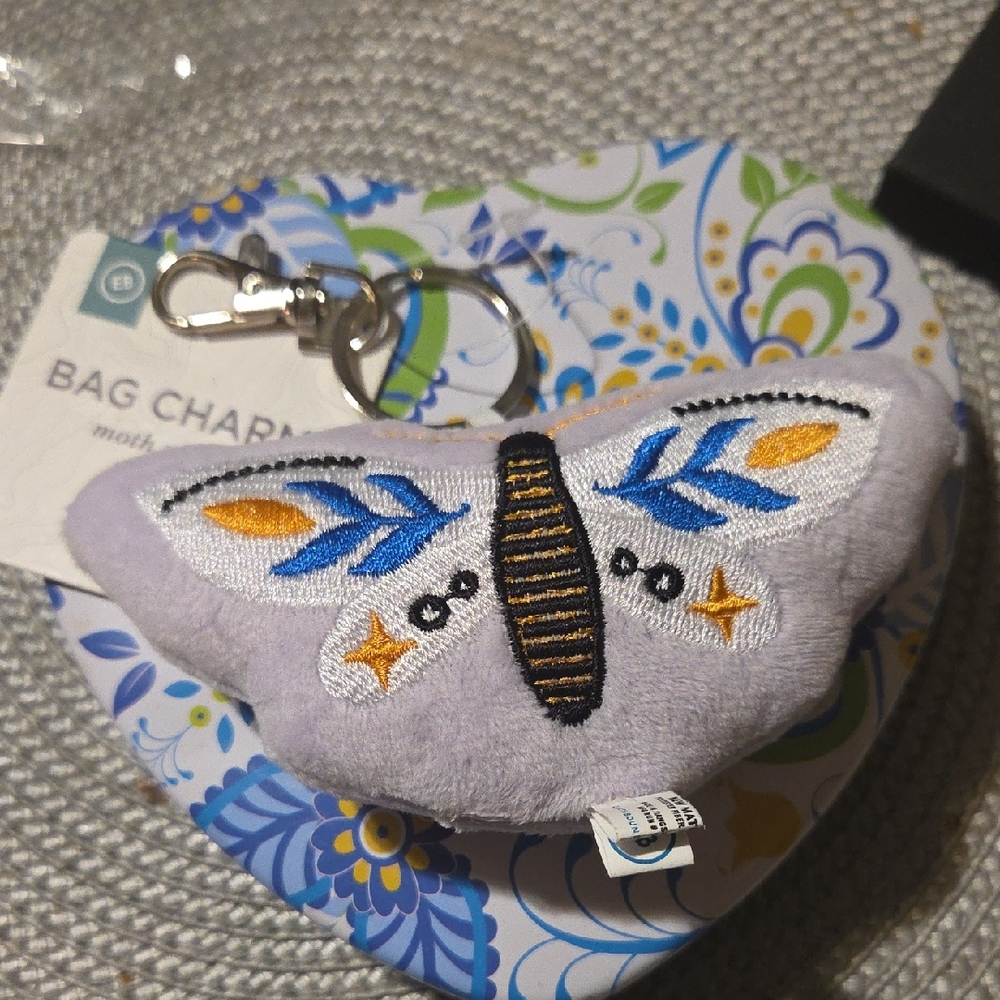 🚨2 For $20🚨Eartbound Lavender Butterfly Bag Charm